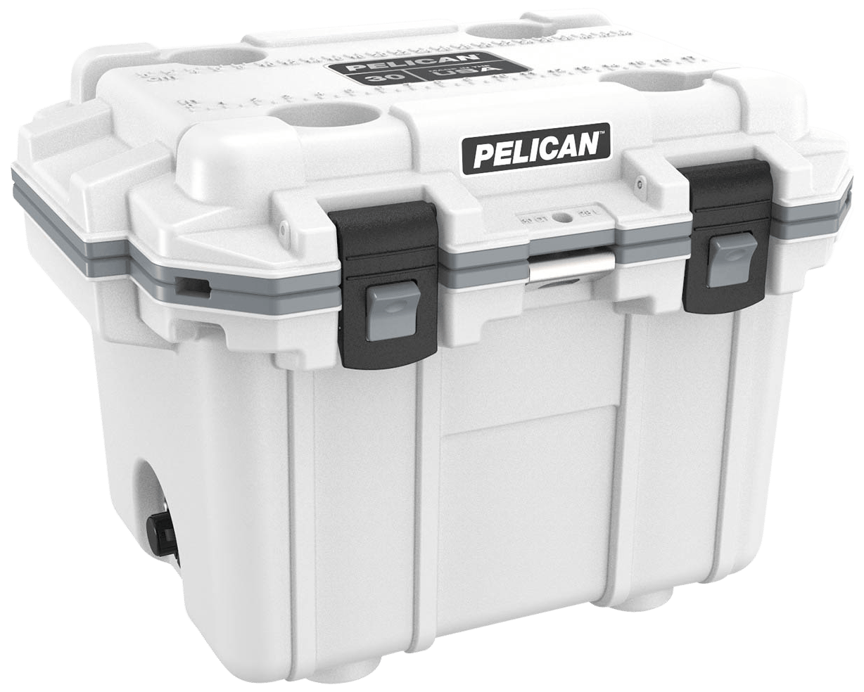 PELICAN 30Q-1-WHTGRY 30QT ELITE COOLER WHT/GRY
