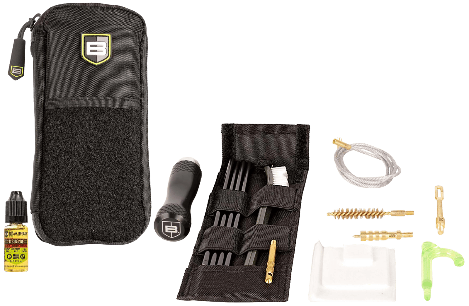 Breakthrough Clean BT-MPK-338 Badge Rod/Pull Thru Kit .338 Cal