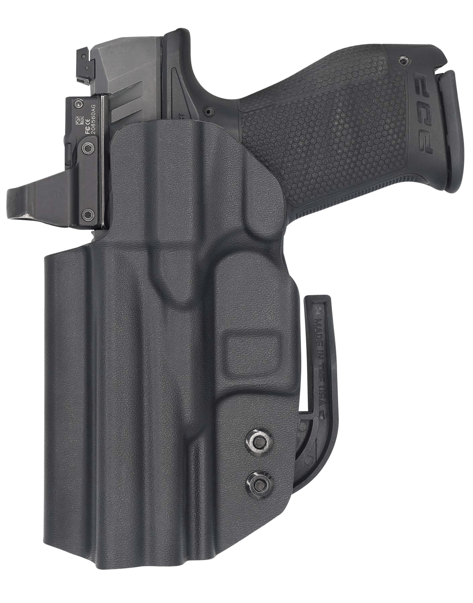 C&G Holsters 1214100 Covert  IWB Black Kydex Belt Clip Fits Walther PDP 4" Right Hand