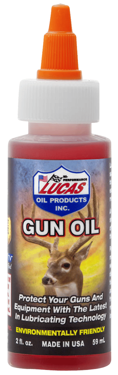Lucas Oil 10006 Lucas Gun Oil  Cleans, Lubricates, Prevents Rust & Corrosion 2 oz Squeeze Bottle