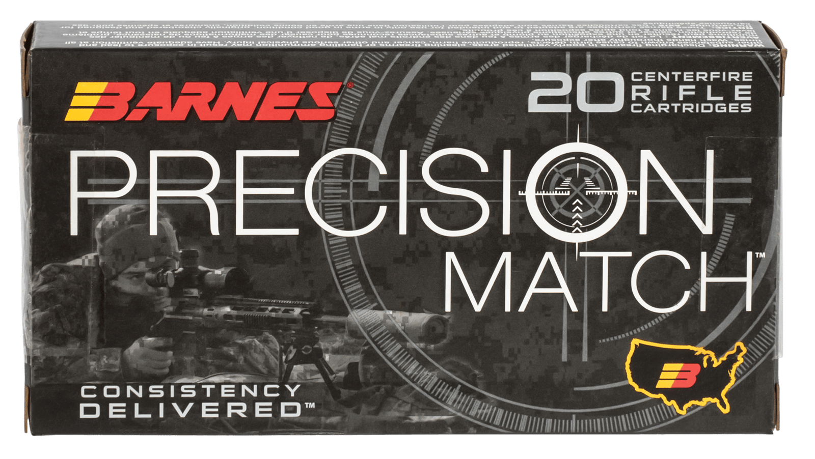 Barnes Bullets 30814 Precision Match  6mmCreedmoor 112gr Open Tip Match Boat Tail 20 Per Box/10 Case