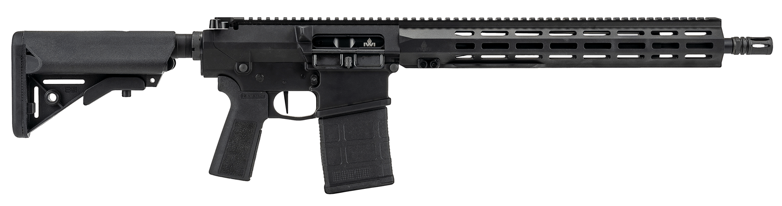 IWI US Z25AST16308 Zion-25  308 Win 20+1 16" Black Nitride Threaded Barrel, Black Receiver w/Picatinny Rail, ARCA/M-LOK Handguard, 8 Position B5 Black Synthetic Stock, Black Polymer Grip