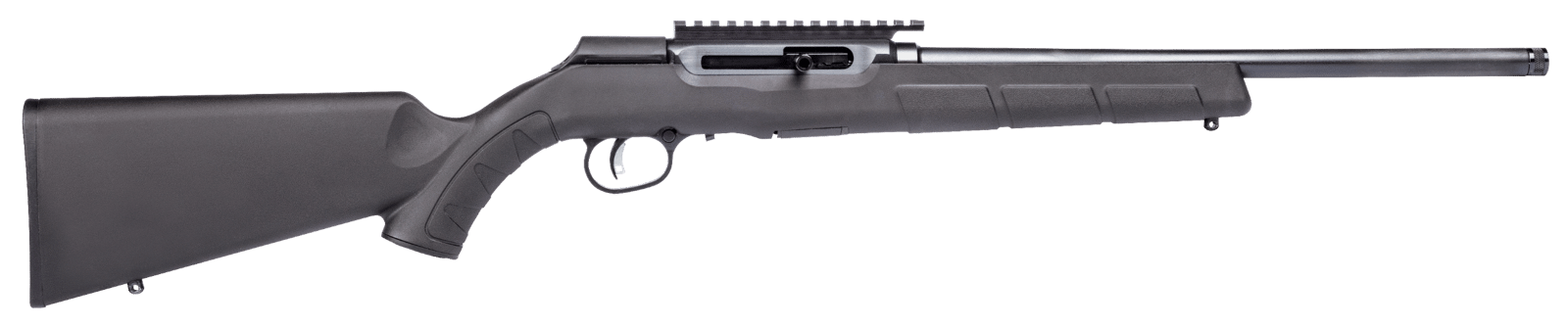 Savage Arms 47241 A22 FV-SR Full Size 22 LR 10+1 16.50" Matte Black Threaded Barrel, Matte Black Picatinny Rail Carbon Steel Receiver, Matte Black Fixed Synthetic Stock, Right Hand
