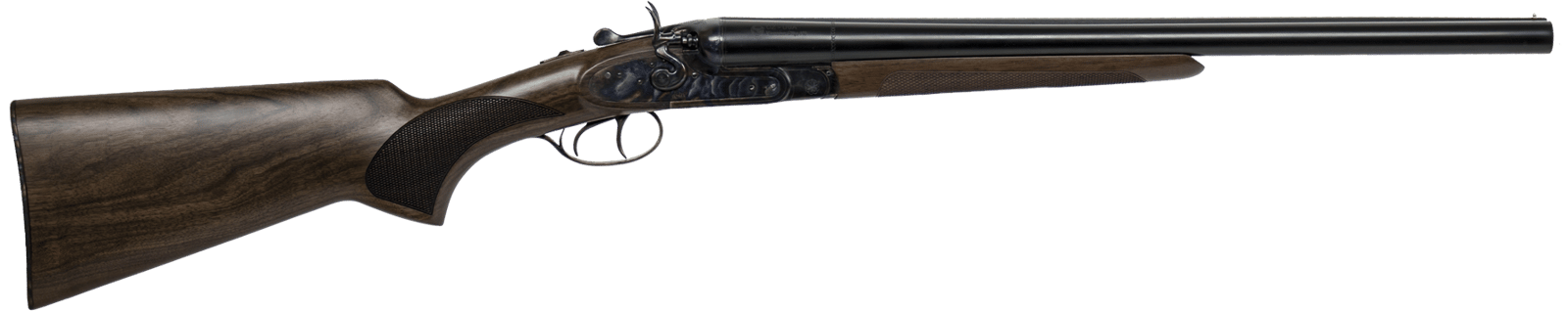 CZ-USA 06130 Hammer Coach  12 Gauge 2rd 3" 20" Black Chrome Barrel Color Case Hardened Rec Turkish Walnut Fixed Pistol Grip Stock Right Hand (Full Size) Includes Fixed Cylinder & Cylinder Chokes