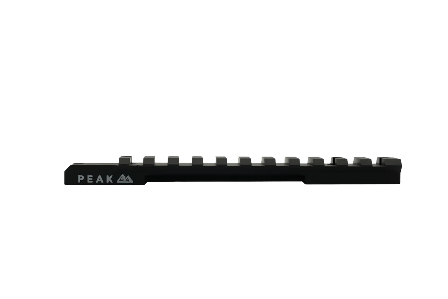 Weatherby J010003 Picatinny Rail  Matte Black Aluminum Weatherby Model 307 Integrated Weaver Mount Long Action 20 MOA