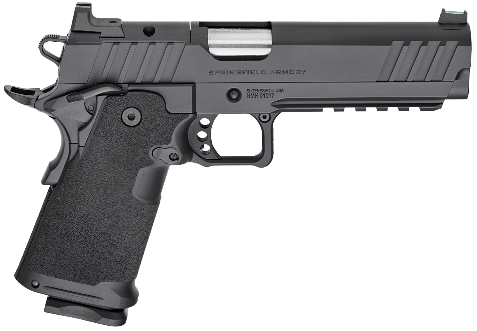 Springfield Armory PH9119AOSLC 1911 DS Prodigy 9mm 10+1 5" Black Cerakote Optic Ready/Serrated Carbon Steel Slide Black Cerakote Polymer Grip Ambidextrous