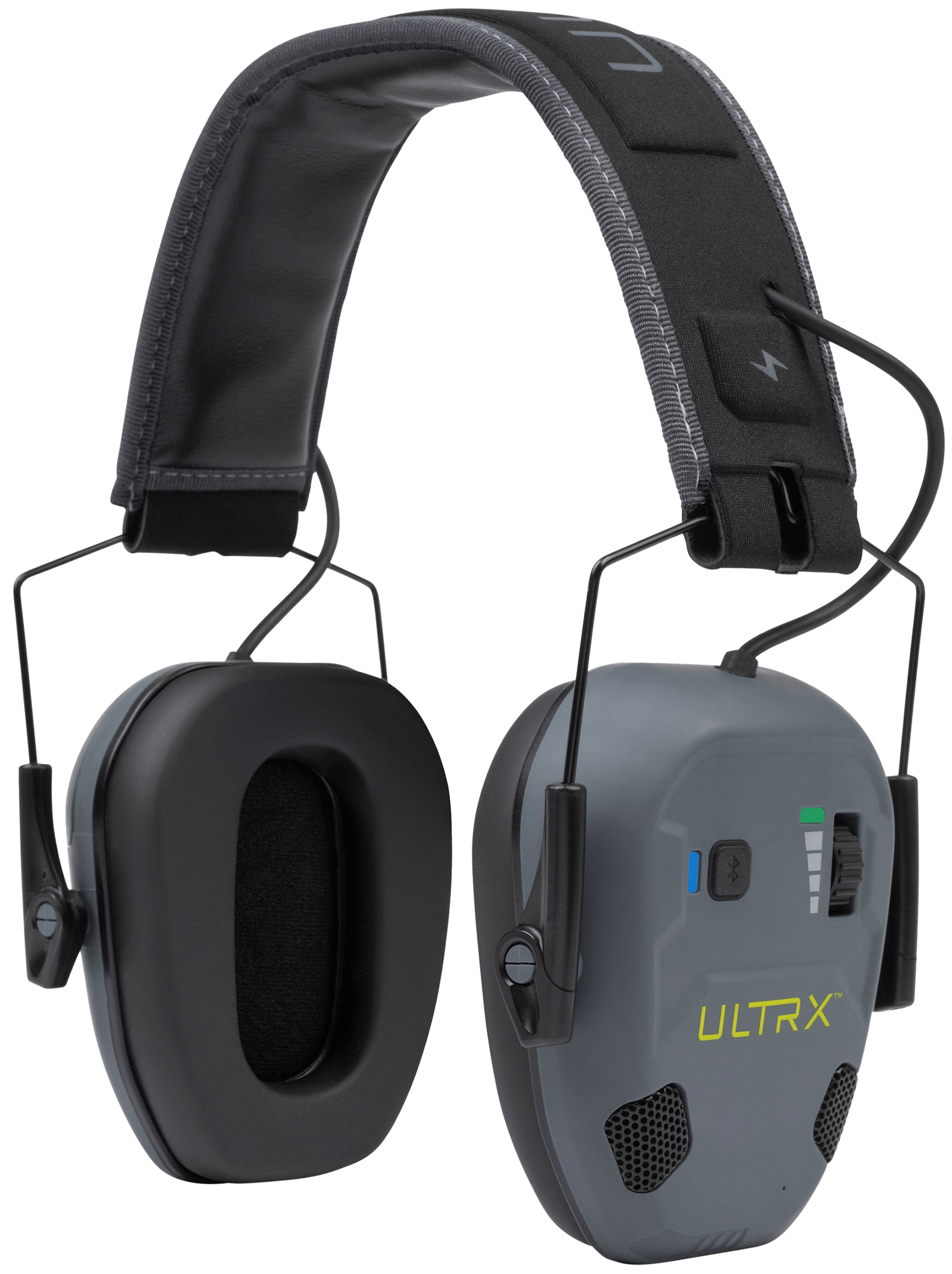 Allen 4171 Bionic Fuse Earmuff Over the Head Slate Gray Bluetooth Enabled