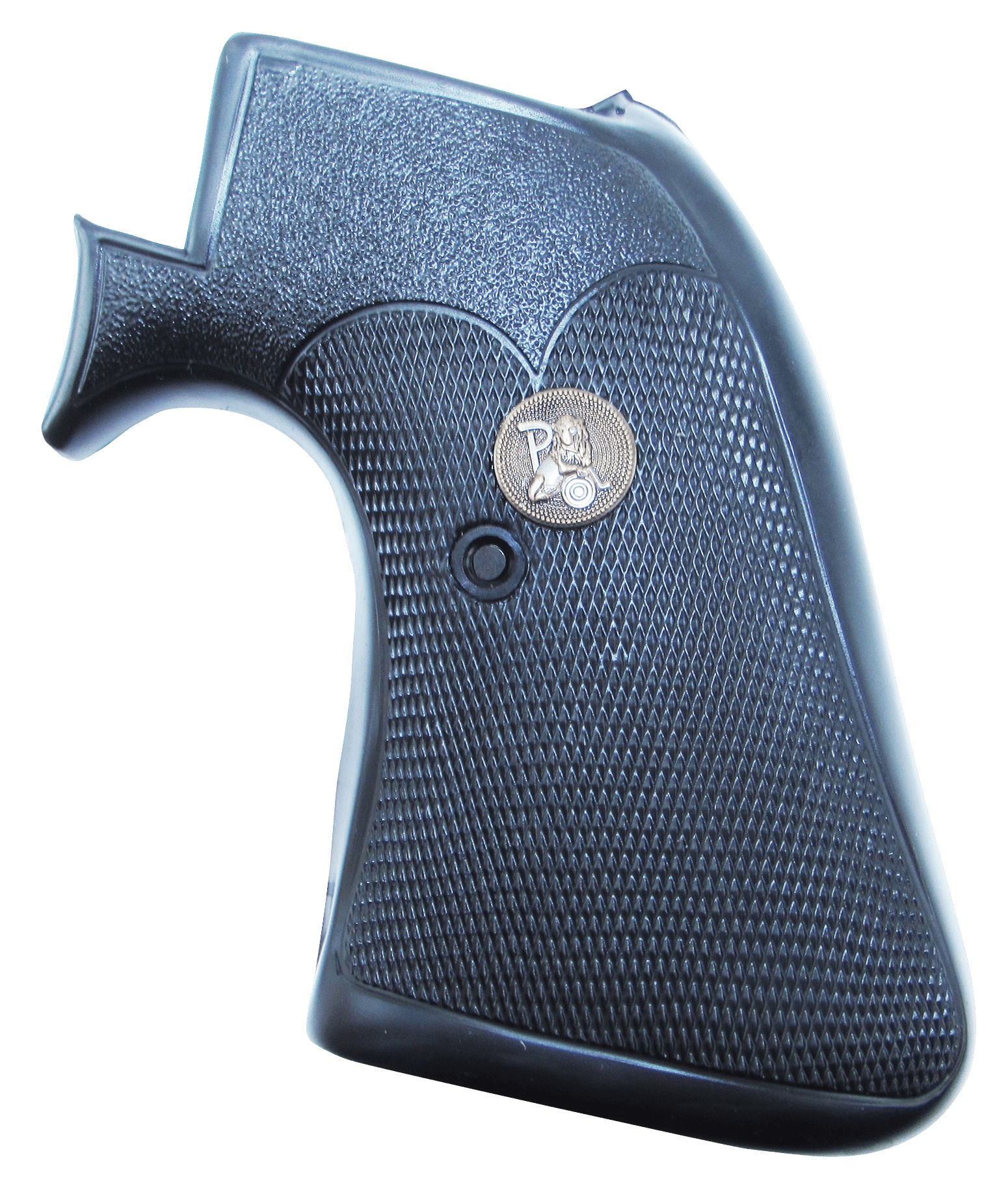 Pachmayr 03163 Presentation Grip Checkered Black Rubber for Ruger Super Blackhawk with Square Trigger Guard