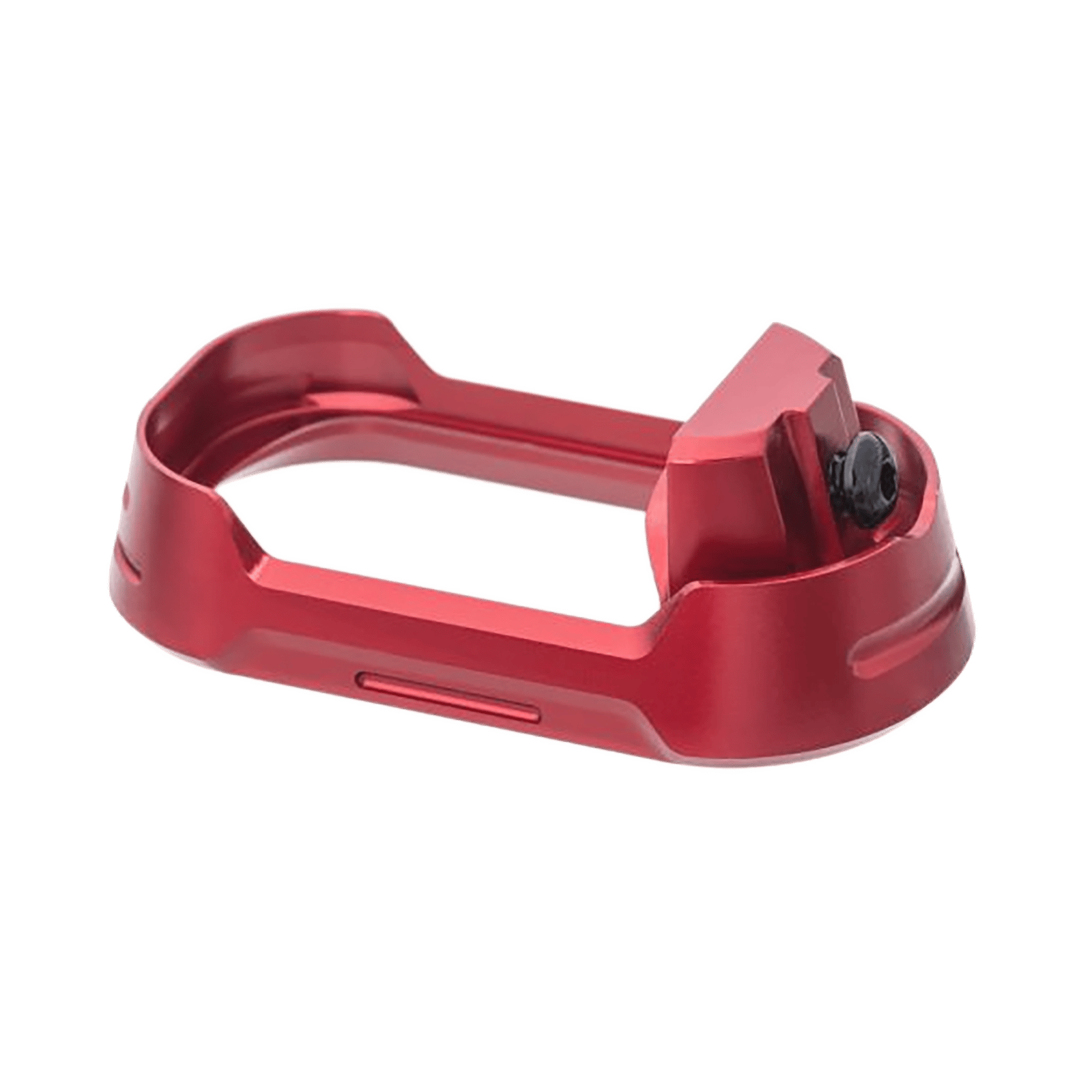 Tyrant CNC TDG19G34MWREDBLKSCRW  Magwell Fits Glock 19 Gen 3-4 Red Aluminum