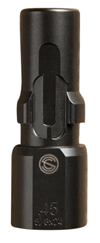 SilencerCo AC2603 3-Lug Muzzle Device 45 ACP 5/8"-24 Threads Black