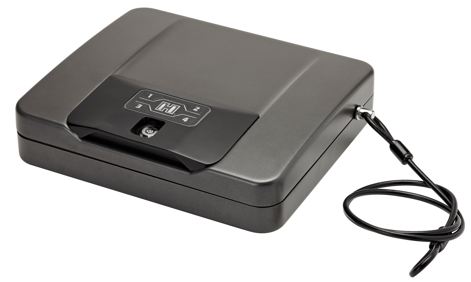 Hornady 98141 Rapid Safe 4800KP RFID Access Code Key Entry Black Steel Holds 1 Handgun 10.50" L x 12" W x 2.90" D