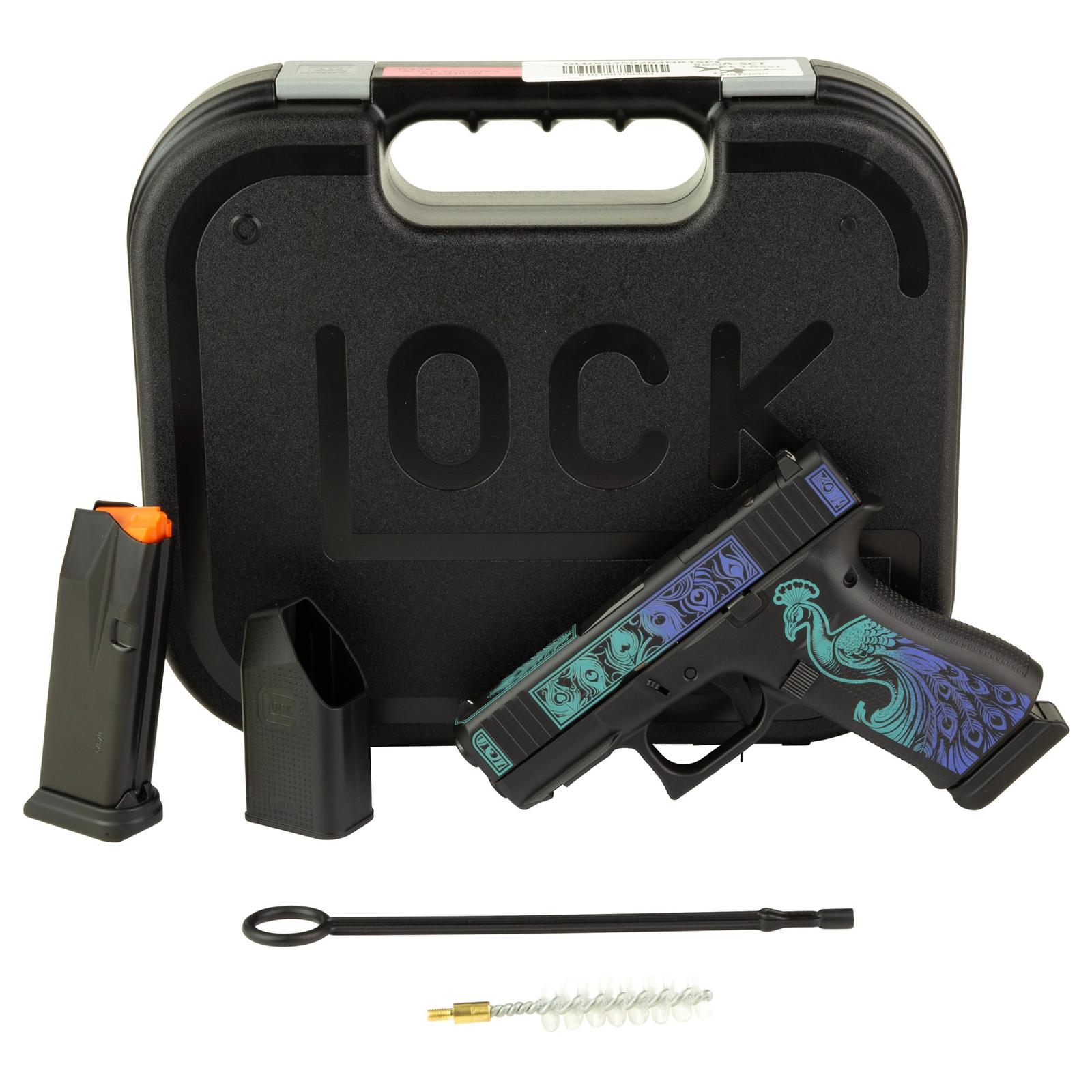 GLOCK 43X 9MM 15RD FS PEACOCK