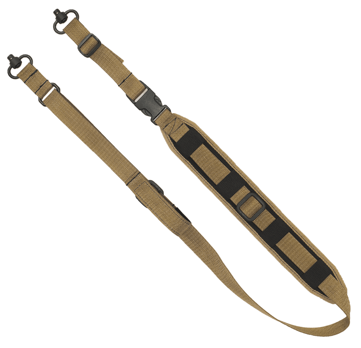 GrovTec US Inc GTSL129 QS 2-Point Sentinel Coyote Brown Adjustable Rifle/Shotgun