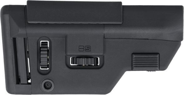 B5 Systems  Precision  Black Synthetic Adjustable with Cheek Riser Fits AR-Platform