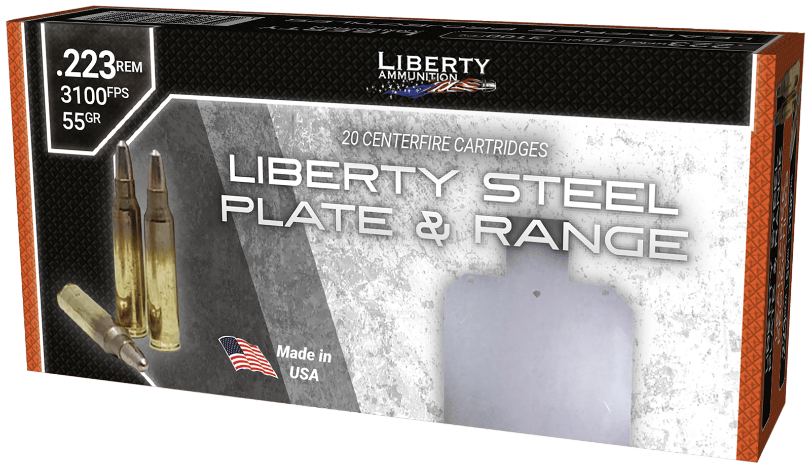 Liberty Ammunition LAR223070   223Rem 55gr 20 Per Box/10 Case