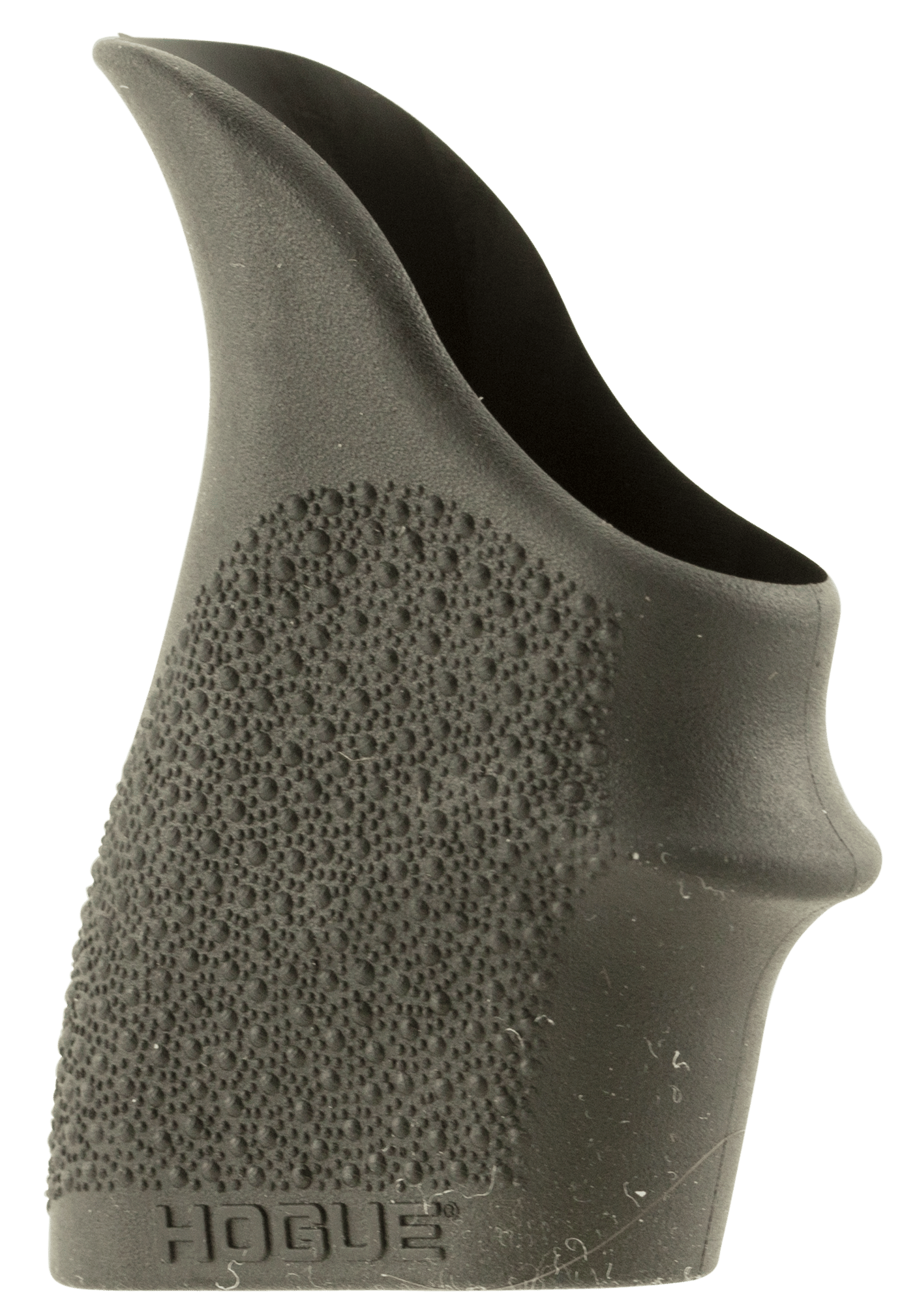 Hogue 18300 HandAll Beavertail Grip Sleeve made of Rubber with Textured Black Finish & Finger Groove for S&W M&P Shield (45); Kahr P-Series, CW (9 & 40)