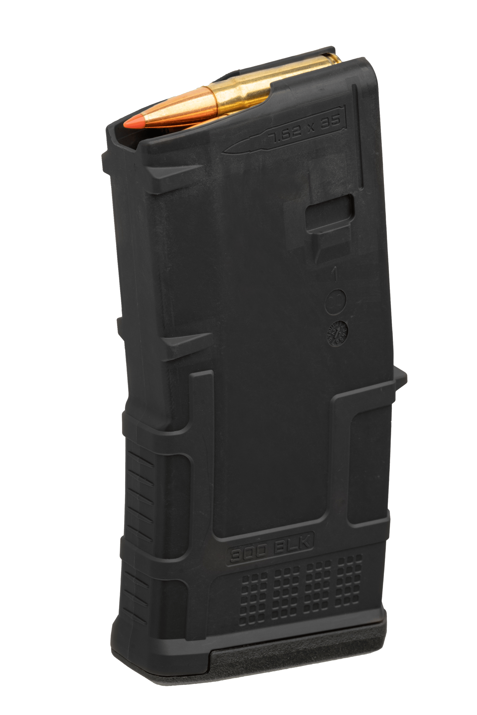 Magpul MAG1182BLK PMAG GEN M3 20rd 300 Blackout Fits AR-15 Black Polymer