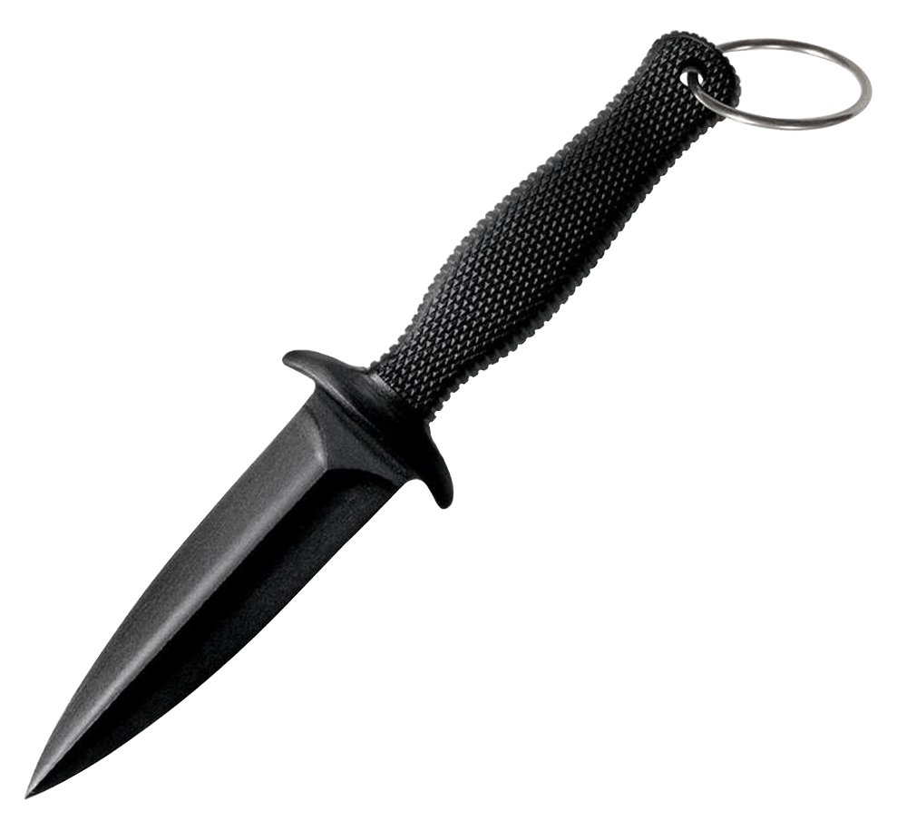 Cold Steel CS-92FBB FGX Boot Blade II 3.25" Fixed Plain Black Griv-Ex Blade/Black Checkered Kray-Ex Handle