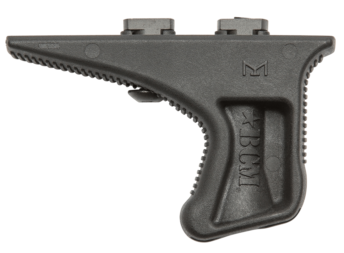 BCM KAGMCMRBLK BCMGunfighter Kinesthetic Angled Grip MOD 3 Made of Polymer With Black Finish for M-Lok Rail