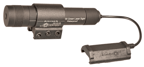 AimShot KT81067 Green Rifle Laser Kit  Matte Black