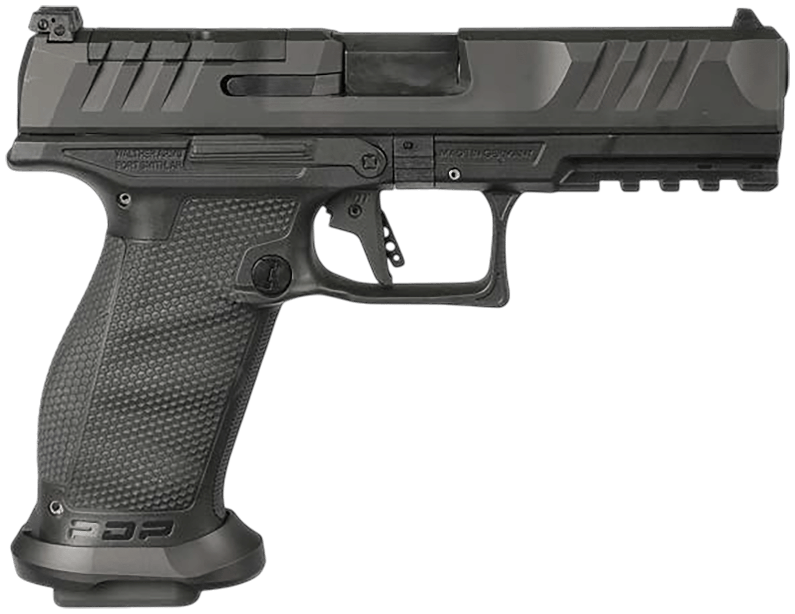 Walther Arms  PDP Pro E Full Size Frame 9mm Luger 10+1 4.50" Optic Ready/Serrated Slide