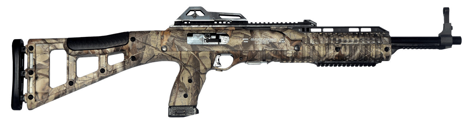 Hi-Point 4595TSWC 4595TS Carbine 45 ACP 17.50" 9+1 Black Woodland Camo All Weather Skeletonized Stock