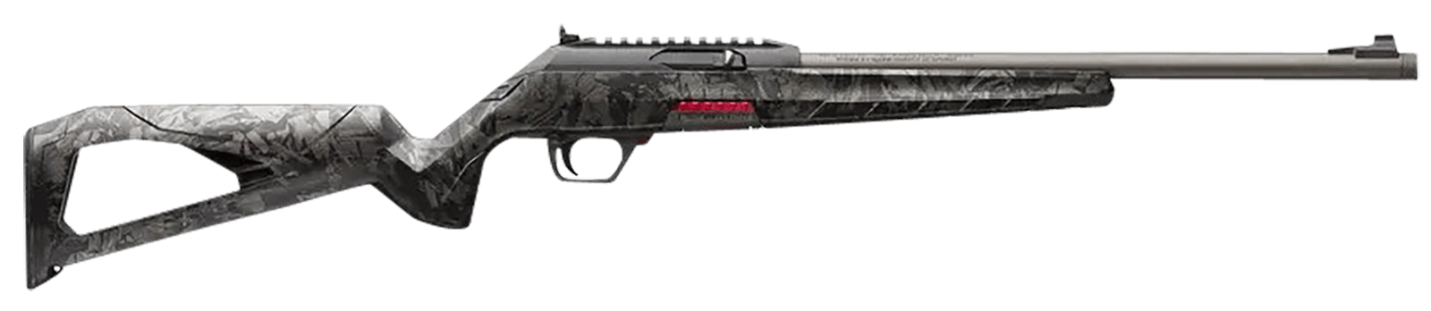 Winchester Repeating Arms 521154102 Wildcat SR 22 LR 10+1 16.50" Threaded Sporter Barrel,  Picatinny Rail Matte Black Polymer Receiver, Forged Carbon Gray Skeletonized Synthetic Stock, Ambidextrous
