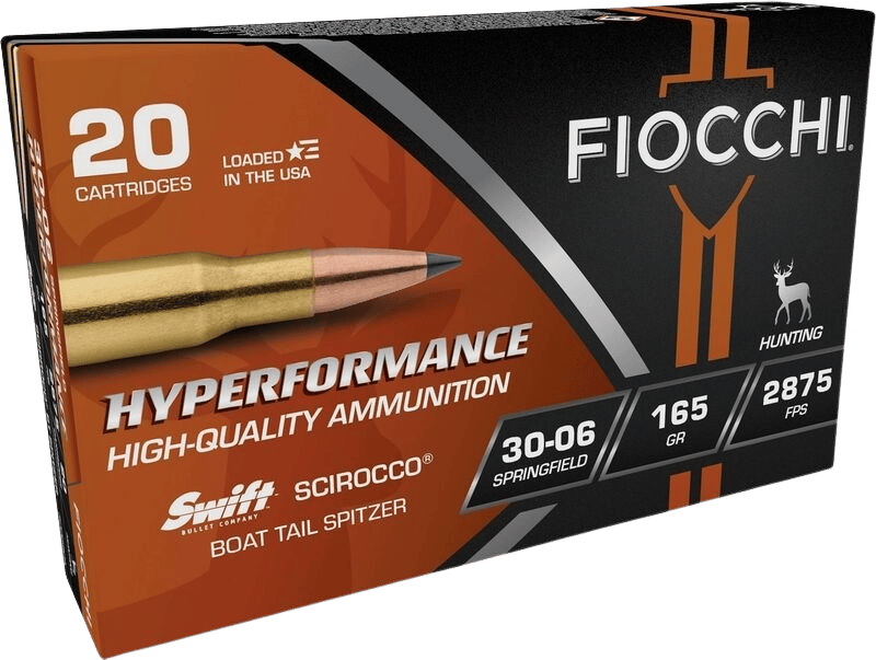 Fiocchi A3006SCA SCIROCCO BONDED Extrema 30-06Springfield 165gr Swift Scirocco II Bonded 20 Per Box/10 Case