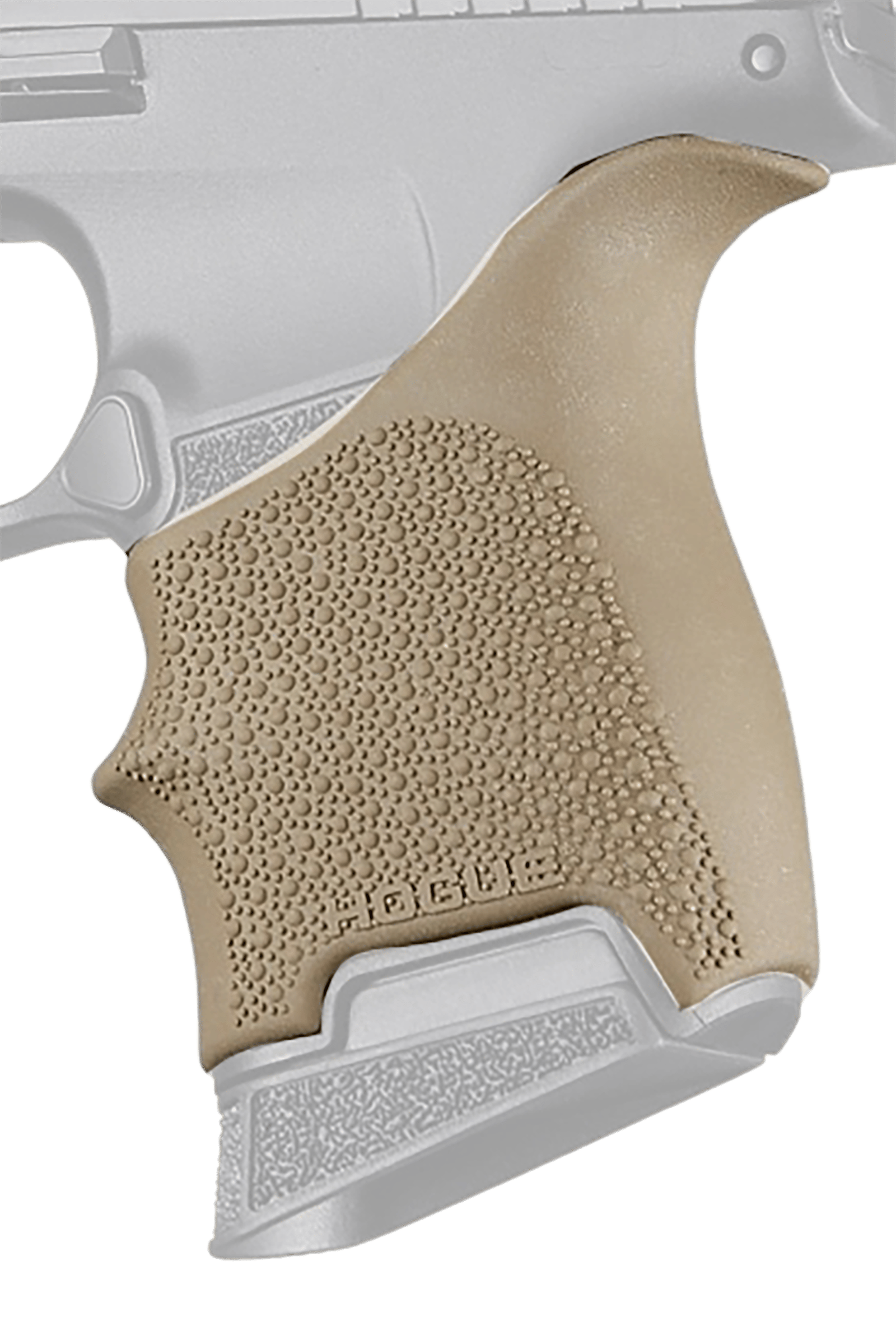 Hogue 18703 Grip Sleeve Handall Beavertail Flat Dark Earth Rubber