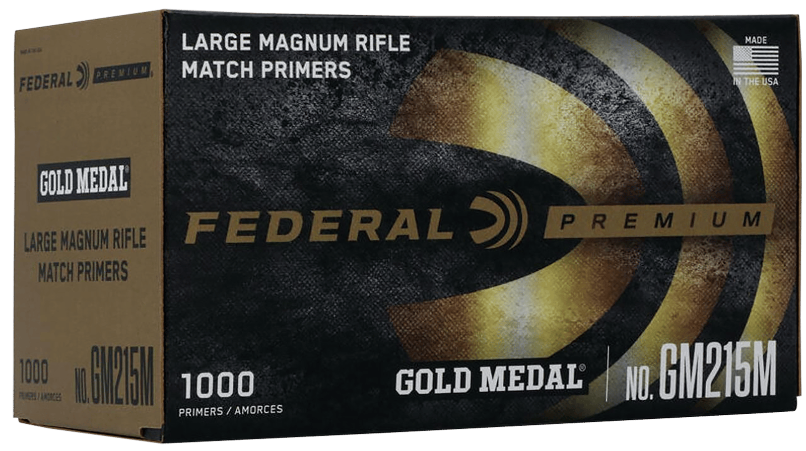 Federal GM215M Gold Medal Premium Multi Caliber 1000 Per Box/5 Case