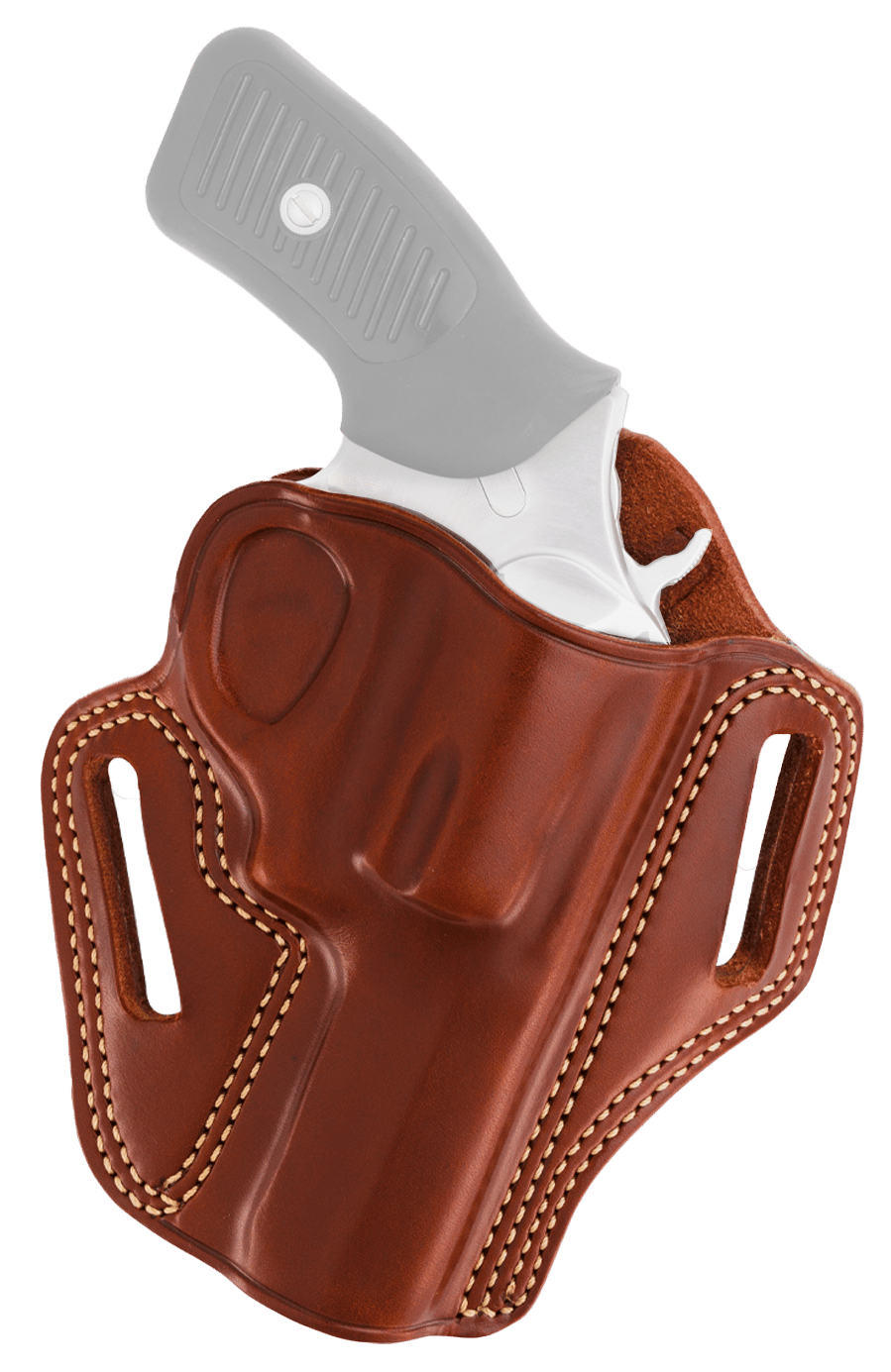 Galco CM334 Combat Master Belt Holster OWB Tan Steerhide Fits S&W L Frame M686 Plus Right Hand