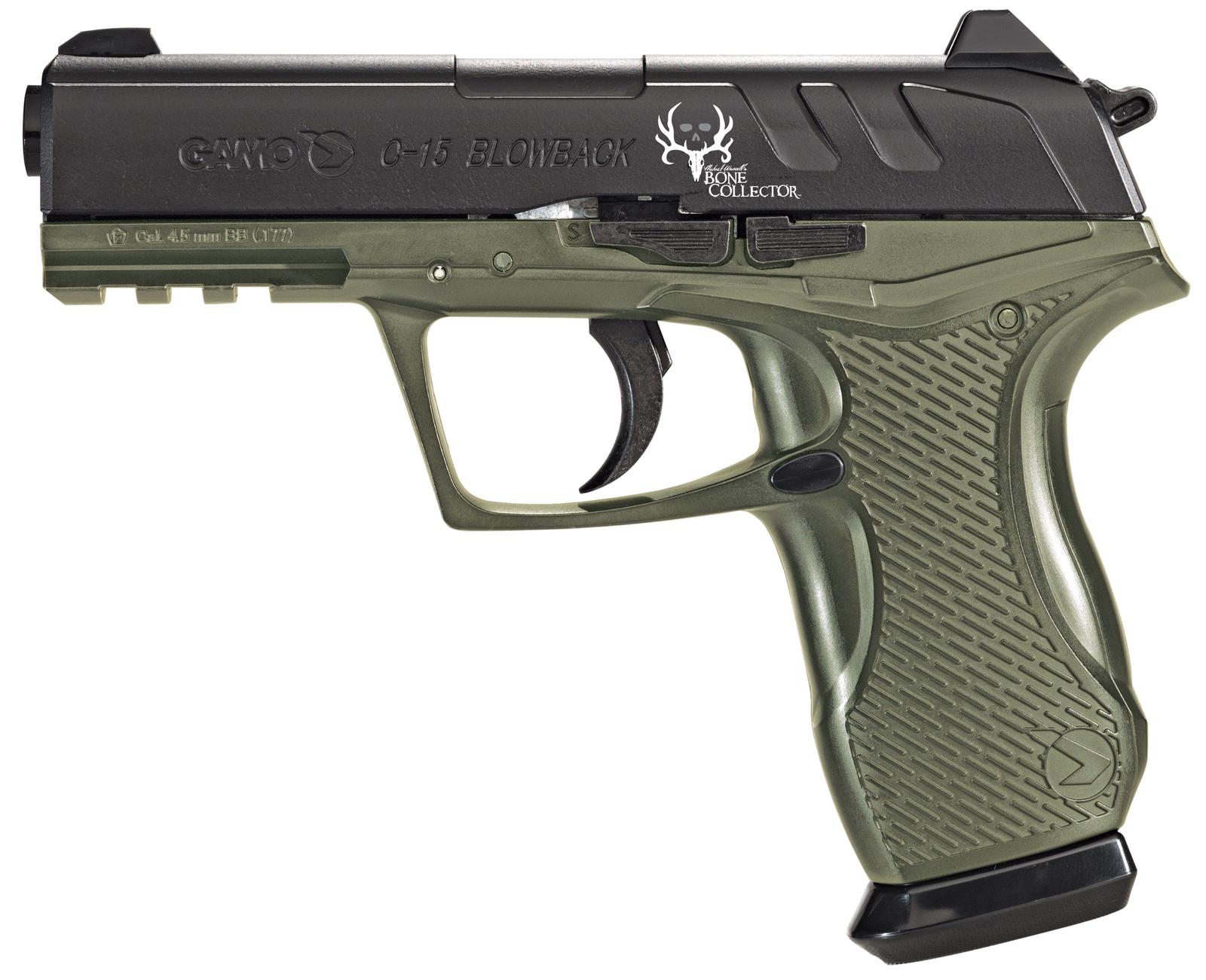 Gamo 611139354 C-15 Bone Collector Tactical CO2 177 16+1 OD Green Polymer Grips