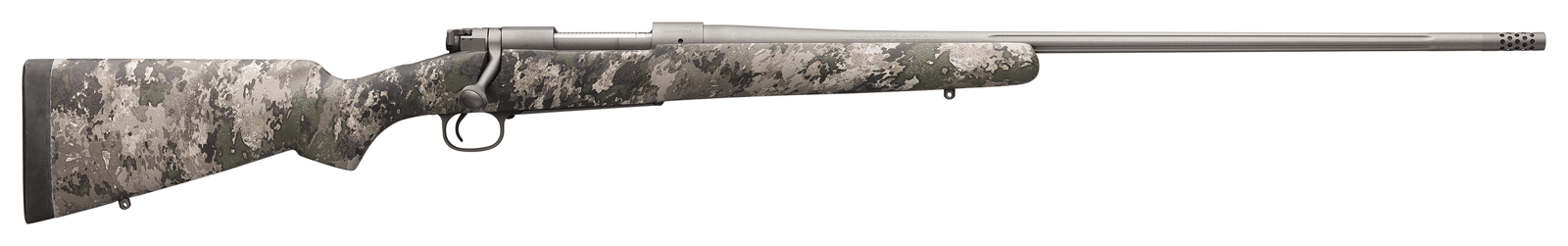 Winchester Guns 535244225 Model 70 Extreme 25-06 Rem 5+1 Cap 22" MB Tungsten Gray Cerakote Rec/Barrel TrueTimber VSX Fixed Bell & Carlson Stock Right Hand with MOA Trigger System (Full Size) No Sights