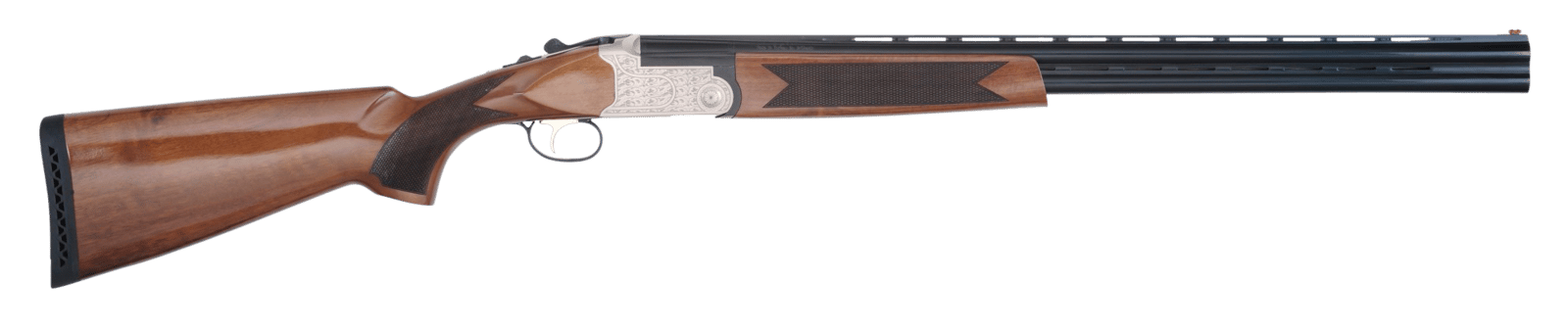 TriStar 30206 Setter S/T  Full Size 20 Gauge Break Open 3" 2rd 26" Black Vent Rib Barrel, Engraved Silver Steel Receiver, Fixed Turkish Walnut Stock, Beretta/Benelli Chokes, Right Hand