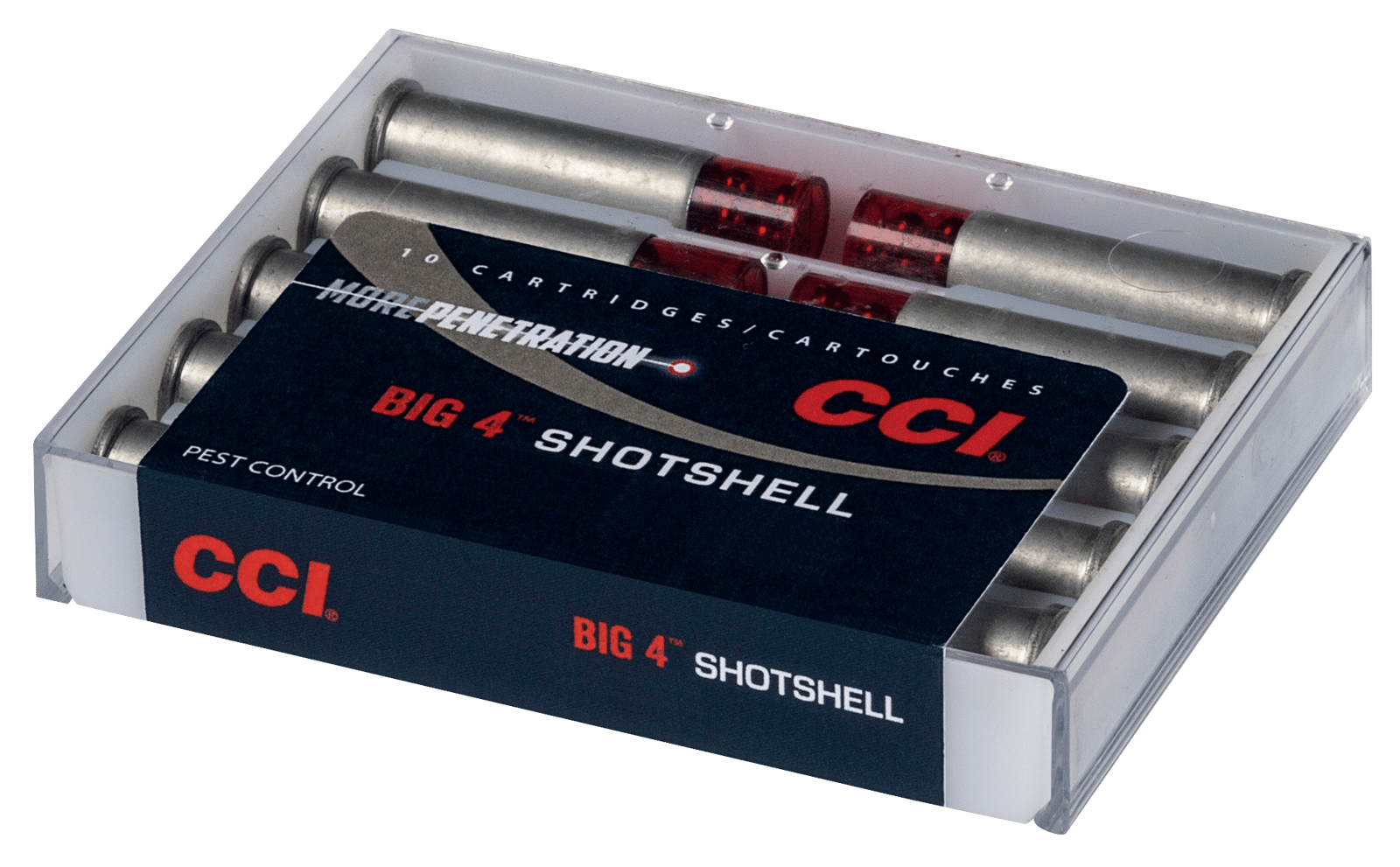 CCI 3712CC Big 4 Shotshell 9mmLuger 45gr #4Shot 10 Per Box/20 Case