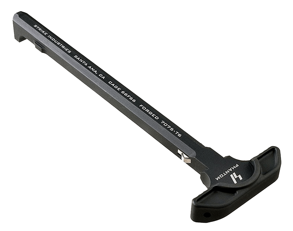 Strike Industries ARSLCHBK Latchless Charging Handle AR-15 Black Anodized Aluminum