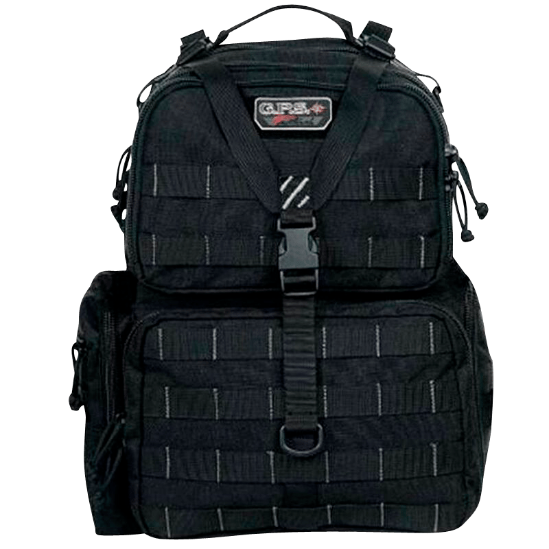 GPS Bags T1913BPB Tactical  Black 1000D Polyester 4 Handguns