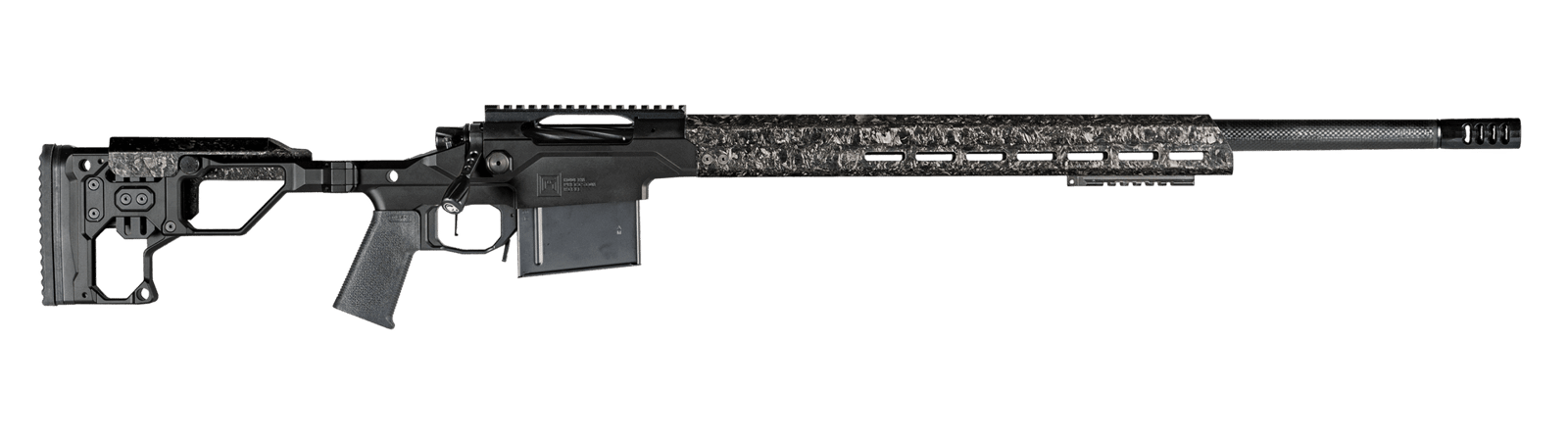 Christensen Arms 801-03182-00 MPR FFT 22 Creedmoor 20" Carbon Fiber Threaded Barrel, Black Nitride Steel Receiver w/Picatinny Rail, M-LOK Handguard, Picatinny Rail Forend, Tungsten Gray Adjustable Fol