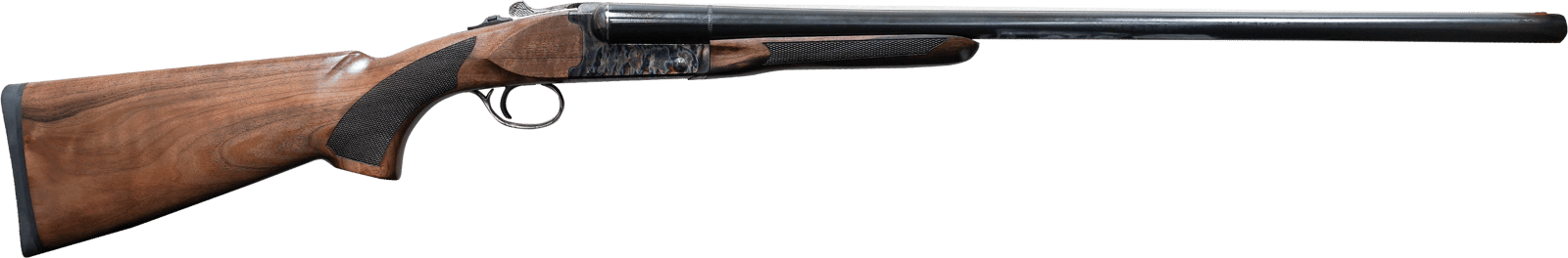 Pointer FT61228HT FT6  Full Size 12 Gauge Break Open 3" 2rd 28" Blued Side By Side Barrel, Color Case Hardened Steel Receiver, Fixed Walnut Stock, Ambidextrous