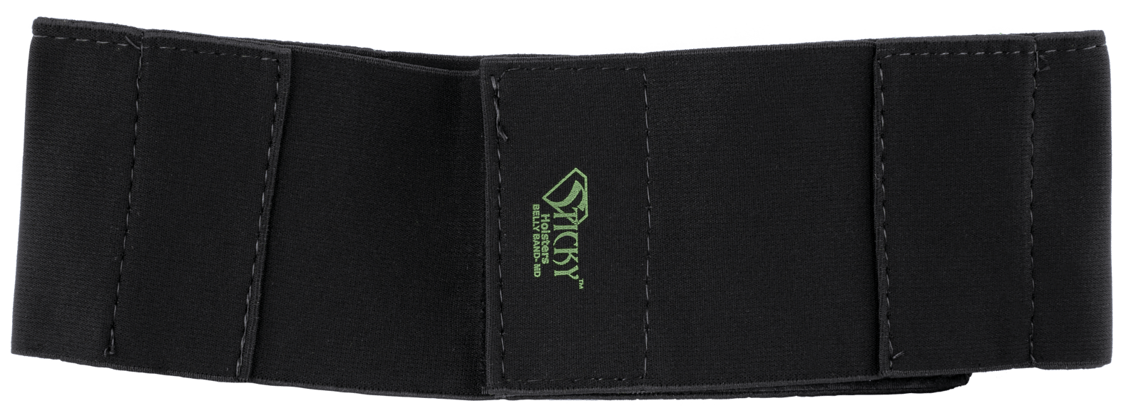 Sticky Holsters BBMD Belly Band  Black Medium Elastic 32"-42"
