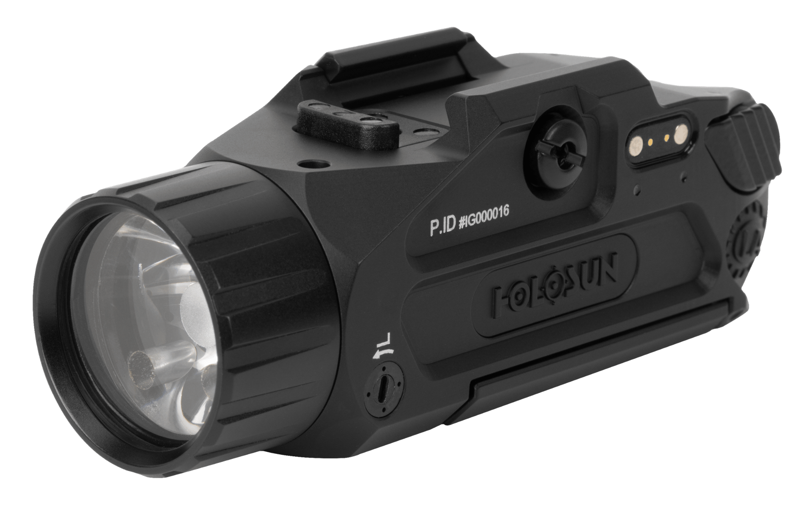 Holosun PIDDUAL Positive Identification Device Dual  Black Anodized Green/Infrared Laser 400/800 Lumens White Light LED