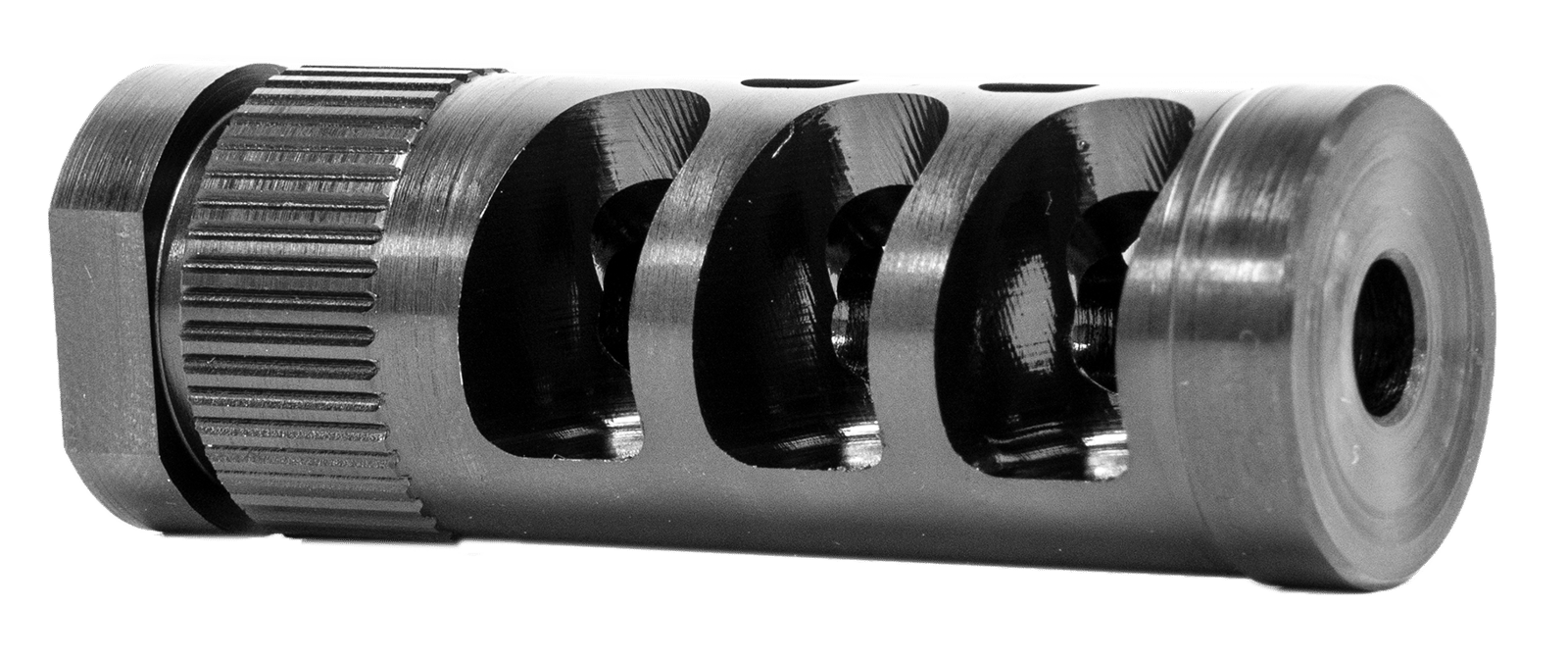 GrovTec US Inc GTHM315 G-Comp Muzzle Compensator Black Nitride Steel with 1/2"-28 tpi Threads for 223 Cal