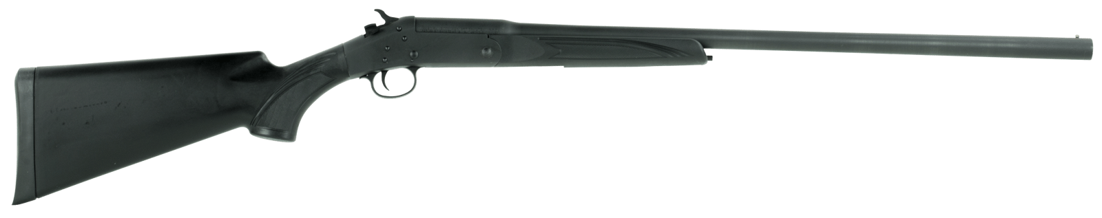 Stevens 22558 301  20 Gauge Break Open 3" 1rd 26" Matte Black Single Shot Barrel, Matte Black Carbon Steel Receiver, Fixed Matte Black Synthetic Stock, Ambidextrous