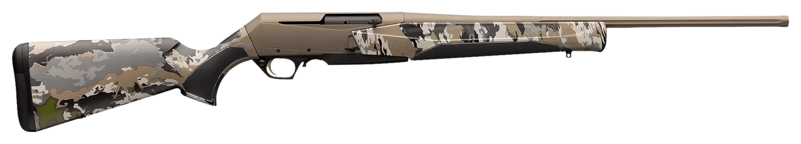 Browning 031072218 BAR MK3 Stalker 308 Win 4+1 22" Smoked Bronze Cerakote Fluted Barrel & Receiver, Ovix Camo w/Fixed Overmolded Grip Paneled Stock
