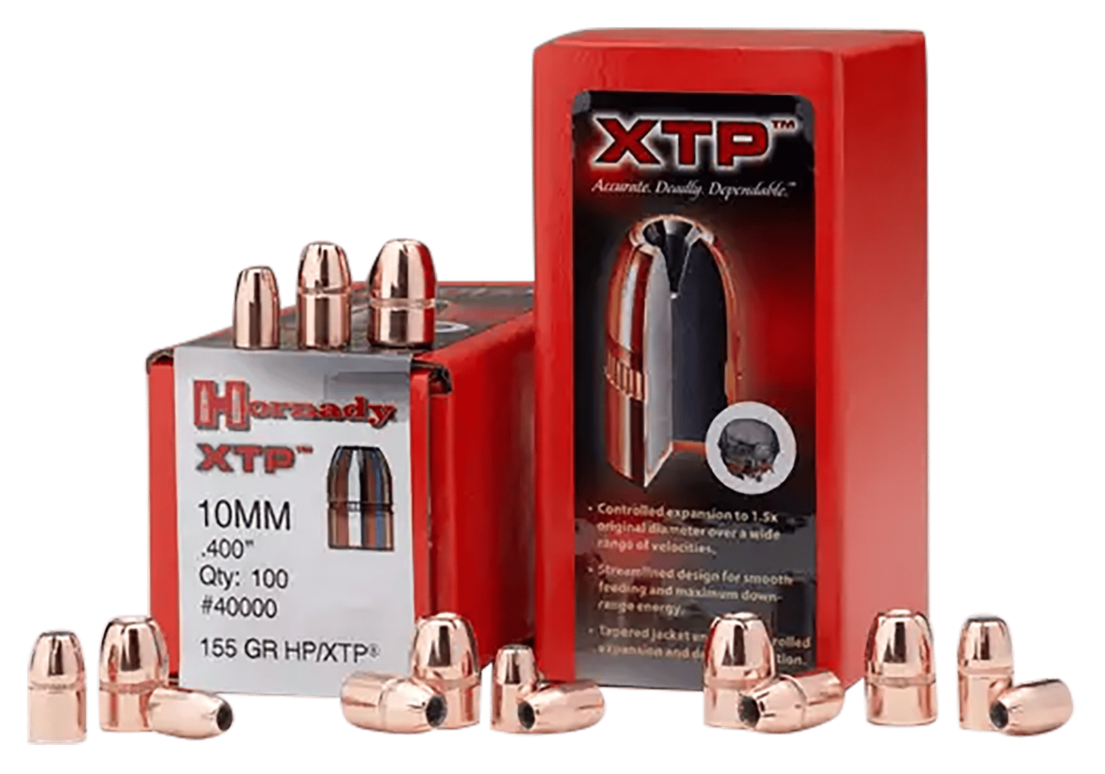 Hornady 45140 XTP  45 Cal .451 200 gr Hollow Point 100 Per Box/ 15 Case