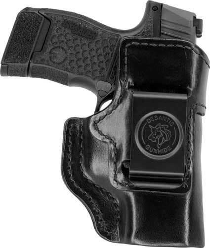 DESANTIS INSIDE HEAT HOLSTR RH IWB LEATHER J FRAME 2" BLACK
