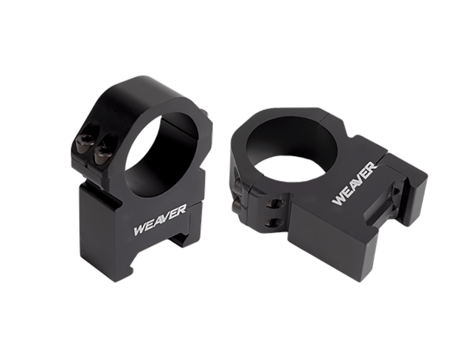 Weaver Mounts 48383 Precision  Black Aluminum 1" Tube Extra High