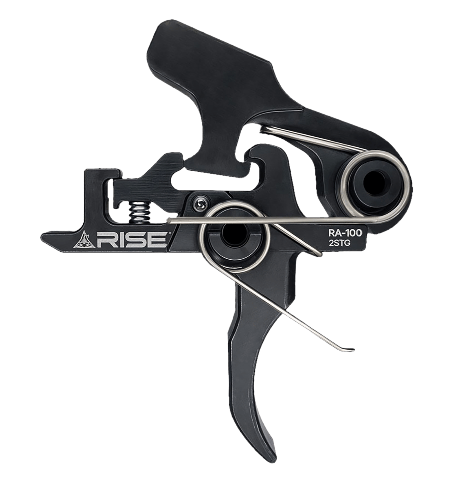 Rise Armament RA100BLK RA-100 Trigger Black Nitride Curved Fits AR-Platform