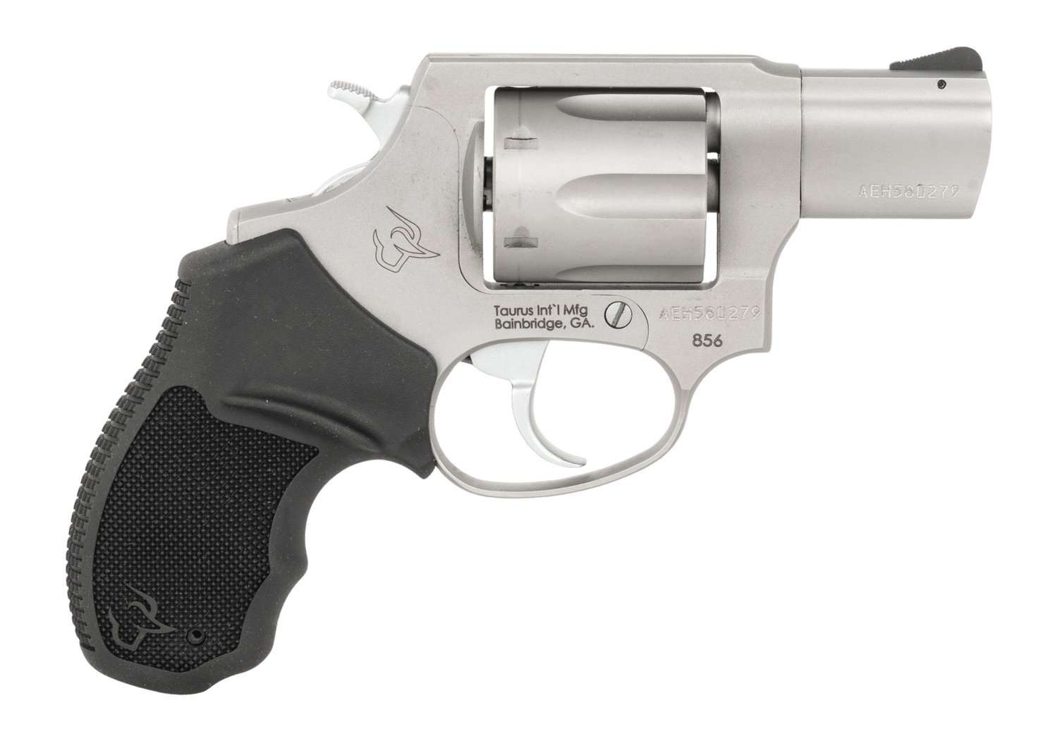 Taurus 2-85629-CK2 856  Small 38 Special +P 6 Shot 2" Matte Stainless Steel Barrel, Cylinder & Frame, Transfer Bar Safety, Exposed Hammer