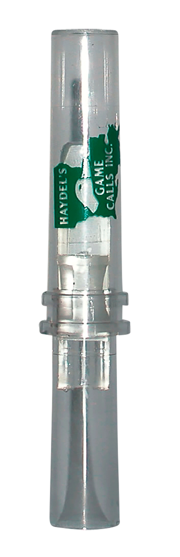 Haydel's Game Calls DR85 Double Reed  Open Call Double Reed Mallard Sounds Attracts Ducks Clear Plastic